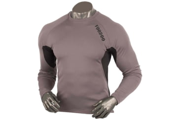 Image of Voodoo Tactical L/S Performance T-Shirt - Mens, Gray/Black, Small, 01-0601057092