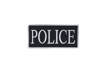 Image of Voodoo Tactical Law Enforcement Patches- Swat, 2in x 4in, White Letters/Front - 06-772924219
