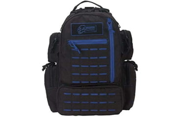 Image of Voodoo Tactical Mini Tobago Pack w/Die Cut MOLLE, Black/Blue, 15-0058136000