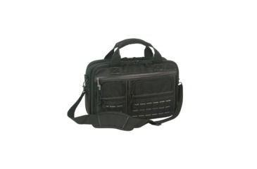 Image of Voodoo Tactical Executive Pro-Ops Briefcase w/Die Cut MOLLE, Compact, Black/Gray, 20-9090108001