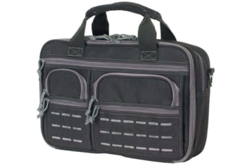 Image of Voodoo Tactical Executive Pro-Ops Briefcase w/Die Cut MOLLE, Standard, Black/Gray, 20-9090108002