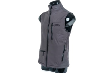 Image of Voodoo Tactical Softshell Zip Front Vest w/Voodoo Logo - Mens, Gray, Small, 01-5000014092