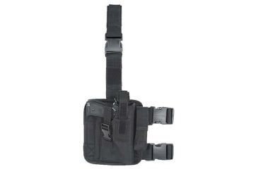 Image of Voodoo Tactical Tactical Drop Leg Holster, Universal, Right Hand, Black, 20-0052001001