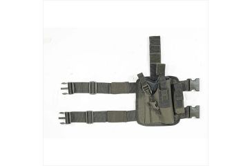 Image of Voodoo Tactical Tactical Drop Leg Holster, Universal, Right Hand, OD Green, 20-0052004001