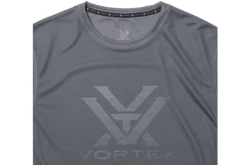 Image of Vortex Core Logo LS Performance Grid Shirt - Mens, Turbulence, XL, 222-43-TRBXL