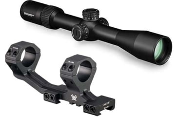 Image of Vortex Diamondback Tactical FFP 4-16x44 mm Rifle Scope, 30 mm Tube, FFP, Black, Hard Anodized, Non-Illuminated EBR-2C MOA Reticle, MOA Adjustment, w/ 30mm Cantilever Mount, 2in Offset, DBK-10026-KIT1