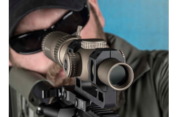 Image of Vortex OPMOD Strike Eagle Rifle Scope, 1-8x24mm, 30mm Tube, Second Focal Plane, AR-BDC3 Reticle, FDE, SE-1824-2-OP