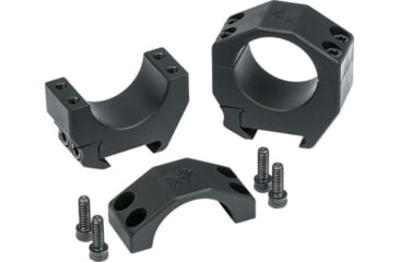 Image of Vortex Precision Matched Rifle Scope Rings, 30 mm Tube, Medium - 0.97 in, Weaver, Black, PMR-30-97-W