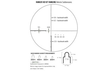 Image of Vortex Ranger HD R/T Ranging Reticle Subtensions