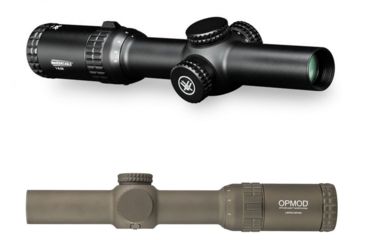 Image of Vortex Strike Eagle 1-6x24mm Rifle Scope AR-BDC Reticle, Black, Tan