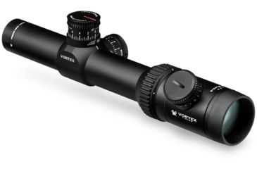 Image of Vortex Viper PST 1-4x24 Rifle Scope, 30mm Tube, Second Focal Plane, TMCQ MOA Reticle, Hard Anodized, Black, PST-14ST-A