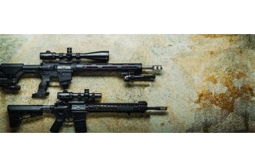 Image of Vortex Viper PST 1-4x24 Rifle Scope, 30mm Tube, Second Focal Plane, TMCQ MOA Reticle, Hard Anodized, Black, PST-14ST-A