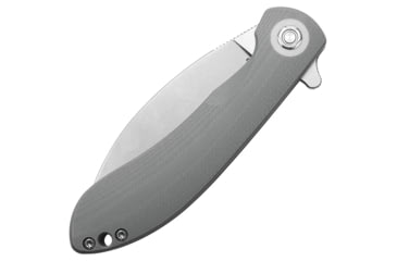 Image of Vosteed Nightshade LT Folding Knife, 4.25in Closed, 3.25in Stonewash Nitro V Steel Blade, Gray G10 Handle, NS32NWGH