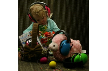 Image of Walkers Baby &amp; Kids Passive Protection Folding Ear Muffs, 23 dB NRR, Pink, GWP-FKDM-PK