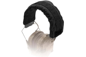 Image of Walkers Razor Nylon Headband Wrap w/Hook &amp; Loop Webbing, Black, GWP-HDBNDV