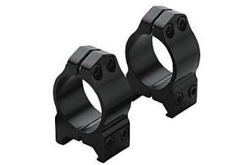 Image of Warne Maxima Steel Rings, 1in, Weaver/Picatinny, PA, Low - Matte 200M