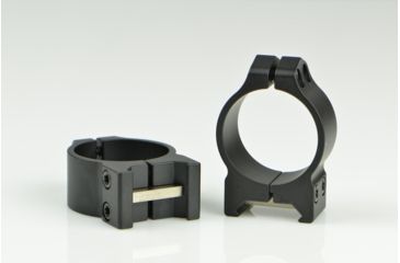Image of Warne Maxima Steel Rings, 30mm, Weaver/Picatinny, PA, Low - Matte 213M