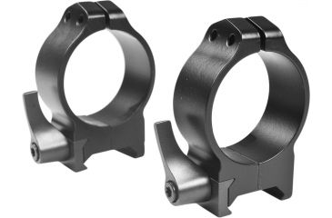 Image of Warne Maxima Steel Rings, 34mm, Weaver/Picatinny, QD, Medium - Matte 221LM