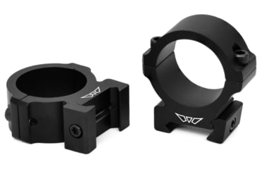 Image of Warne Vapor Medium Horizontal Matte Rings, 1in, V601M