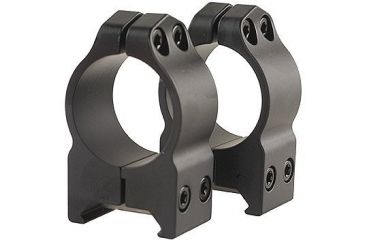 Image of Warne Maxima Steel Rings, 1in, Weaver/Picatinny, PA, Extra High - Matte 203M