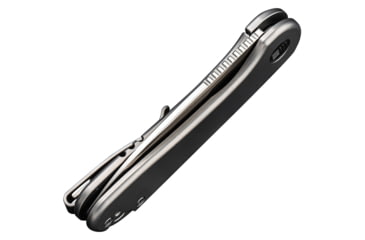 Image of We Knife Co Ltd Elementum Folding Knife, 2.96in, Carbon Steel, Titanium Handle, Grey, WE18062X1