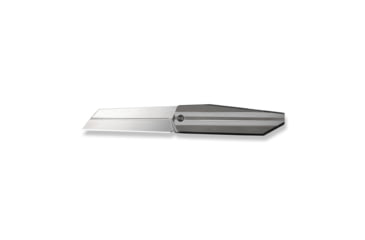Image of We Knife Co Ltd Collinear Flipper Knife Gray &amp; Satin Titanium Handle And Endcap 3.67inch Hand Rubbed Satin Bohler M390 Blade