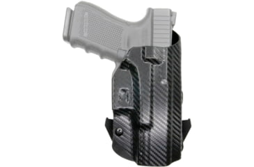 Image of We the People Holsters Kydex OWB Paddle Holster, Springfield XD Mod.2 Service 4in 9/40/45, Right Hand, Carbon Fiber, OWB-27-1001-R