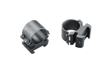Image of Weaver Sure Grip Windage Adjustable Rings - 1in, High, Matte Black 49144