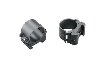 Image of Weaver Sure Grip Windage Adjustable Rings - 1in, Medium, Matte Black 49143