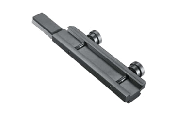 Image of Weaver Thumbnut Riser Rail, Black Matte 48372