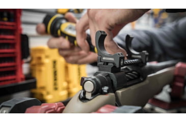 Image of Wheeler Engineering Delta Series Sporter Bi-Weaver Style/Pic Rings 34mm, Low, Black, 1133753