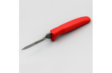 Image of Wiebe Knives Boss Dog Fixed Blade Knife, Red, Small, WB-BOSSDG