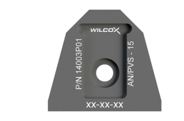 Image of Wilcox NVG Interface Shoe Adapter, AN/PVS-15/15A, Black, 14003G01