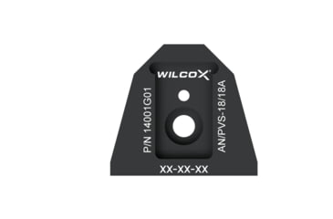 Image of Wilcox NVG Interface Shoe Adapter, for AN/PVS 18/18A, Black, 14001G01