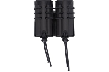 Image of Wilder Tactical Evolution Universal Double Pistol Magazine Pouch Belt Mount, Duty UAB Belt Clips, Black, EVODUPBKDBC