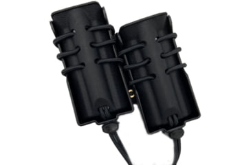 Image of Wilder Tactical Evolution Universal Rotating Double Pistol Magazine Pouch Belt Mount, UAB Belt Clip, Black, EVORDUPBKBC