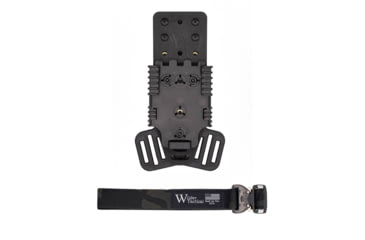 Image of Wilder Tactical Multi Holster Platform w/QLS Receiver / 1in Web Strap, Cobra FM, Left, Multicam Black, MHPBKQLSMCB1FMUABMC-LH