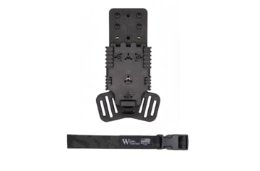 Image of Wilder Tactical Multi Holster Platform w/QLS Receiver / 1in Web Strap, Plastic, Left, Multicam Black, MHPBKQLSMCB1PUABMC-LH