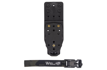 Image of Wilder Tactical Platform V2 Multi Holster w/Adapter 1in Web Strap, V Buckle, Right, Multicam Black, MHPBKADAPTMCB1VUABMC