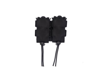 Image of Wilder Tactical Urban Assault Standard Double Pistol Magazine Pouch Belt Mount, UAB Clip, Black, UASDPBKBC