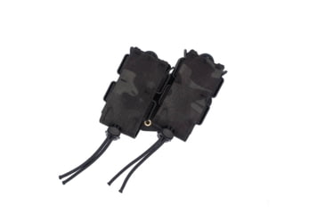 Image of Wilder Tactical Urban Assault Standard Rotating Double Pistol Magazine Pouch, Duty UAB Clip, Multicam Black, UASRDPMCBDBC