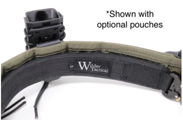 Image of Wilder Tactical Wilder Urban Assault Belt 1.75in w/Integrated D-Ring and Inner Belt, Ranger Green, Small, 28-34 in, UABRGSM