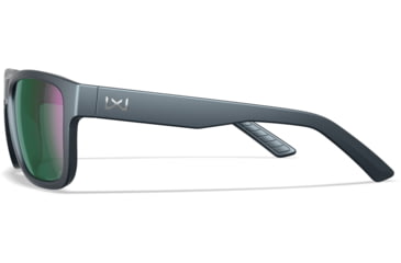 Image of Wiley X Active 6 Ovation Matte Sunglasses, Polar Green Mirror, Graphite Grey Lens, AC6OVN17