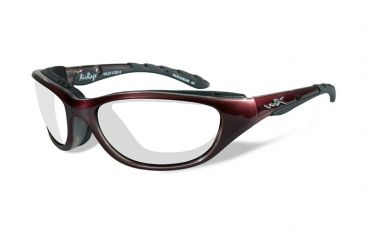 Image of Wiley X Airrage Progressive Prescription Sunglasses, Liquid Plum Frame, 691FPR