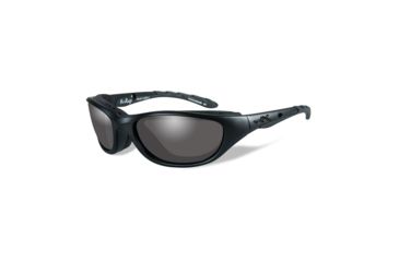 Image of Wiley X Airrage Single Vision Prescription Sunglasses, Matte Black Frame, 694SV