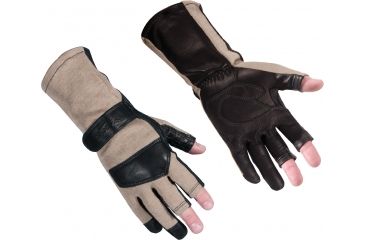 Image of Wiley X Aries Flight Gloves, Coyote, Medium, G311.ME