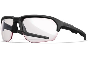 Image of Wiley X Changeable Series Jakl Captivate Non-Pol Sunglasses, Matte Black Frame, Grey Clear Lens, CHJKL01