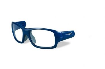 Image of Wiley X Fierce Progressive Prescription Sunglasses, Matte Blue Indigo/Grey Frame, YFFIE01PR