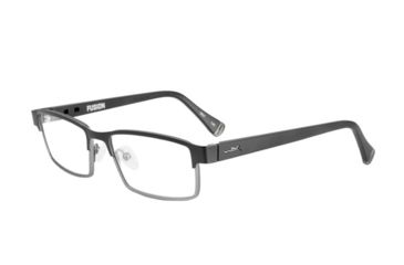 Image of Wiley X Fusion Safety Glasses, Matte Black/ Dark Gunmetal Frame, No Polarized Lens WSFSN01