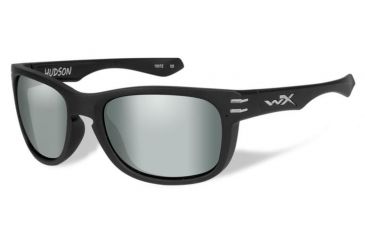 Image of Wiley X Hudson Progressive Prescription Sunglasses, Matte Black Frame, ACHUD05PR